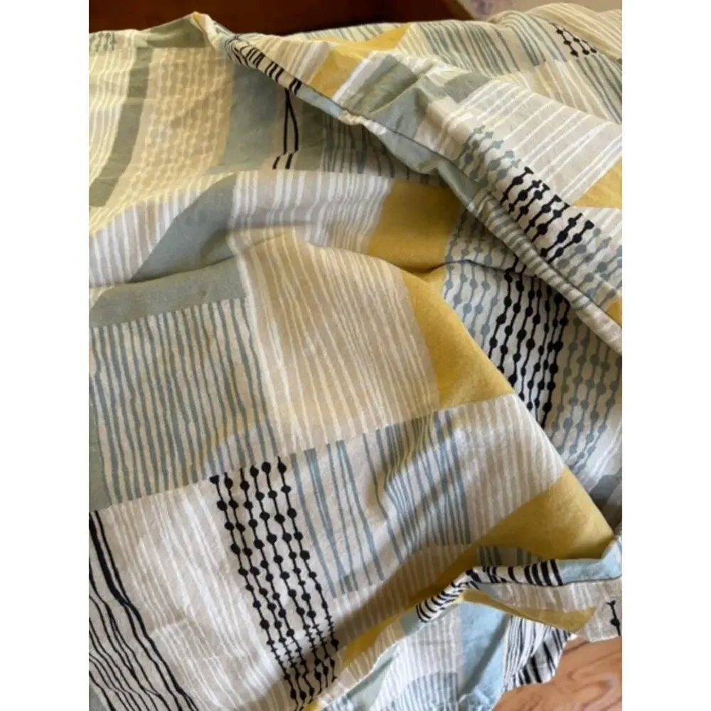 KEA Lummervaxt Twin Size Duvet Cover & Pillow sham Mod Geometric